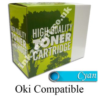 Oki Compatible 3459303 Cyan Toner